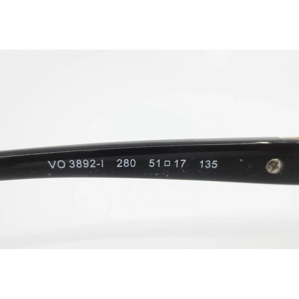 Vogue VO 3892-I 280 Gold Black Filigree Rectangular Eyeglasses Frames 51-17-135